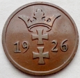Wolne Miasto Gdańsk - 2 fenigi - 1926 - WMG