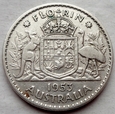 Australia - 1 florin 1953 - Elizabeth II - srebro