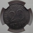Królestwo Polskie - 20 fenigów 1917 - NGC - AU58