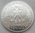 POLSKA - PRL : 10000 złotych - JAN PAWEŁ II - 1987 - srebro / 3