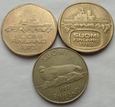 FINLANDIA - zestaw monet obiegowych - 3 sztuki
