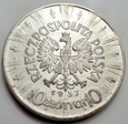 Polska - II RP : 10 złotych - Józef Piłsudski - 1937 - srebro