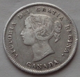 KANADA - 5 centów 1893 - Victoria
