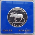 Polska - PRL - 100 złotych - Ochrona środowiska - Łoś - 1978