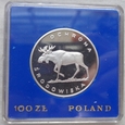 Polska - PRL - 100 złotych - Ochrona środowiska - Łoś - 1978