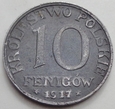 Królestwo Polskie - 10 fenigów - 1917 - NBO