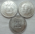Polska - PRL : 3 x 200 złotych - KPL 1974 - 1975 - 1976 - srebro / 3