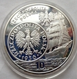 10 złotych - Dzieje złotego - Żaglowiec - 2005