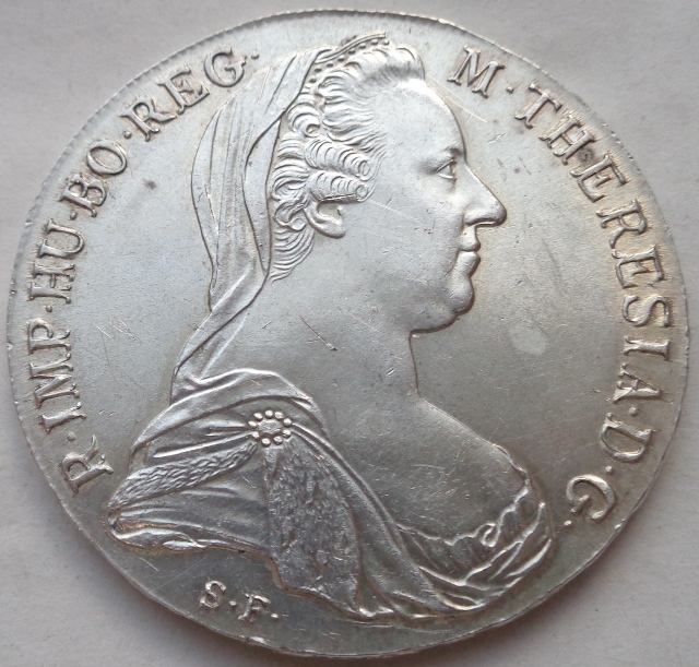 AUSTRIA - TALAR - MARIA TERESA - 1780 - NOWE BICIE 