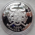 Benin - 1000 franków 2005 - Kaberu Szakal / srebro