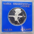 Polska - PRL - 100 złotych - Maria Skłodowska - curie - 1974