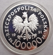 Polska - III RP 100000 złotych Żołnierz Polski Bitwa o Anglię 1991