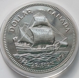 KANADA - 1 dolar 1979 - Griffon - Okręt - Elizabeth II - srebro