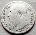 Belgia - 50 Centimes - 1907 - Leopold II - Belges - srebro