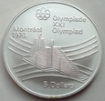KANADA - 5 dolarów 1976 - IO - Montreal 1976 - Elizabeth II - srebro