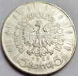 Polska - II RP - 5 złotych - Józef Piłsudski - 1935 - srebro