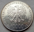 Polska - PRL : 10000 złotych - Jan Paweł II - 1987 - srebro