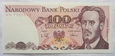 100 ZŁOTYCH - 1988 seria NN - BŁĄD DRUKU