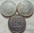 3 x 200 zł - KPL : 1974 + 1975 + 1976  SREBRO / 3