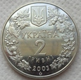 UKRAINA - 2 hrywny 2 UAH 2003 - ŻUBR