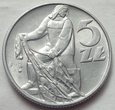 5 złotych - 1974 - RYBAK - aluminium