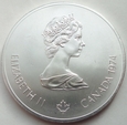 KANADA - 5 dolarów 1974 - IO - Montreal 1976 - Elizabeth II - srebro