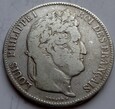 FRANCJA - 5 franków - 1842 B - Louis Philippe I