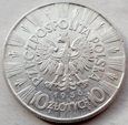 POLSKA - II RP - 10 złotych - Józef Piłsudski - 1936 - srebro