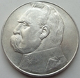 Polska - II RP : 10 złotych - Józef Piłsudski - 1936 - srebro