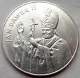 Polska - PRL : 10000 złotych - Jan Paweł II - 1987 - srebro