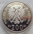 Polska - PRL - Próba - 200 złotych - MŚ w Piłce Nożnej - 1988