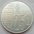 Belgia - 250 franków - 1997 - Królowa Paola - srebro