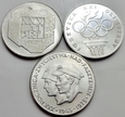 Polska - PRL : 3 x 200 złotych - KPL 1974 - 1975 - 1976 - srebro / 5