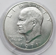 USA - 1 dolar - 1971 S - Eisenhower Dollar - srebro