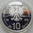 10 złotych - Deklaracja Praw Człowieka - 1998