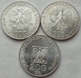 3 x 200 złotych KPL 1974 - 1975 - 1976 - SREBRO 2
