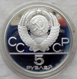 Rosja - ZSRR - 5 rubli 1980 - Igrzyska Olimpijskie - Moskwa - srebro