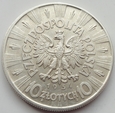 POLSKA - II RP - 10 złotych - Józef Piłsudski 1934 - srebro