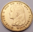 HOLANDIA - 10 Guldenów 1897 - Wilhelmina