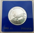 POLSKA - PRL : 100 złotych - Ochrona środowiska - Ryś - 1979