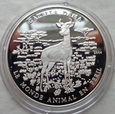 Benin  1000 franków 2004 - Gazelka płocha / srebro