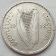 IRLANDIA - 1/2 korony - 1928 - KOŃ - srebro