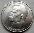 Polska - PRL : 50000 złotych - Józef Piłsudski - 1988 - srebro