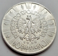 Polska - II RP : 10 złotych - Józef Piłsudski - 1938 - srebro