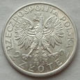 2 złote - GŁOWA KOBIETY - 1933 - srebro