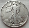 USA 1/2 DOLARA 1937 Walking Liberty Half Dollar