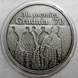 10 złotych - 30. rocznica Grudnia 1970 - 2000