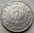 Polska - II RP - 5 złotych - Józef Piłsudski - 1938 - srebro