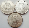 POLSKA - III RP - 3 x 100000 złotych 1990 - SOLIDARNOŚĆ - A + B + C