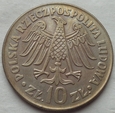 Polska - PRL - 10 złotych - Kazimierz Wielki - 1964 - napis wypukły